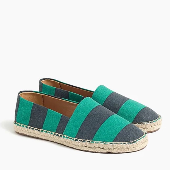 J.Crew Striped Canvas Slip-On Espadrille - Picture 6 of 6